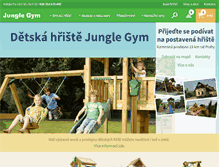 Tablet Screenshot of jungle-gym.cz